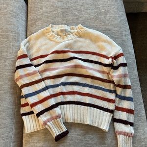 Evereve Striped sweater size small